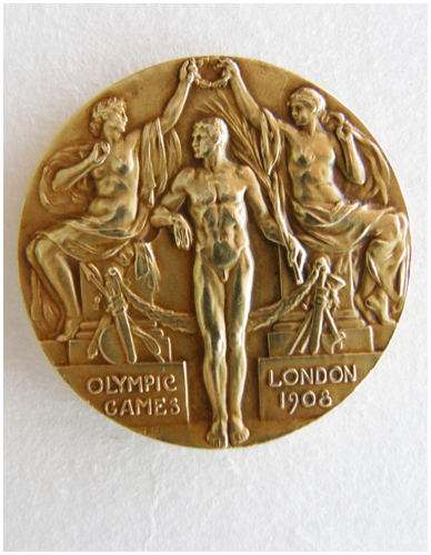 1908年奥运会的金质金牌